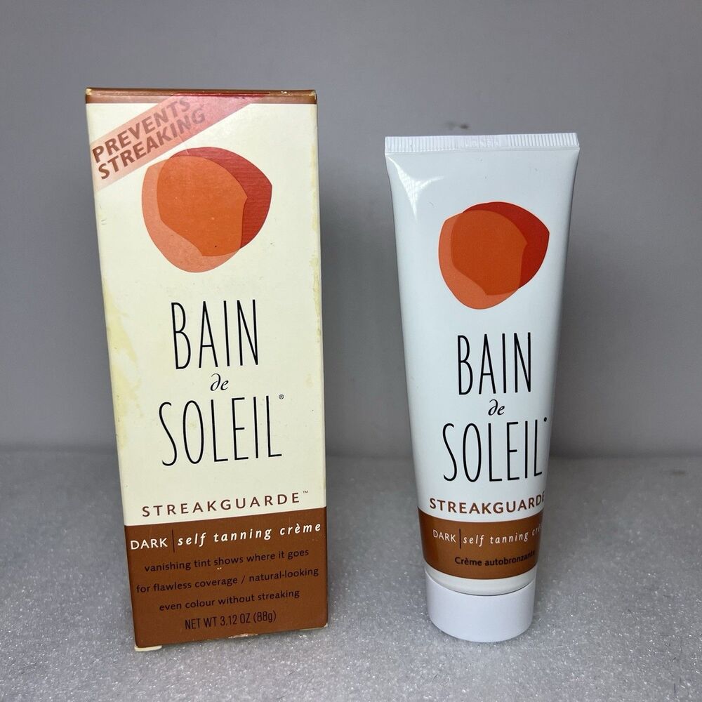 Bain de Soleil Streakguarde Dark Self Tanning Creme 3.12oz Vintage